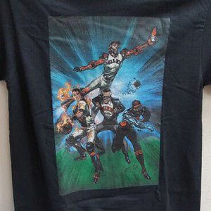 SF Giants Marvel Superheroes T Shirt